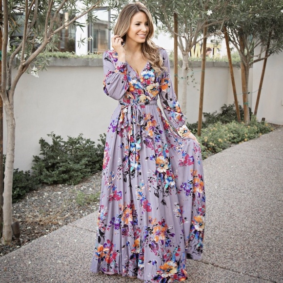 jodifl floral maxi dress